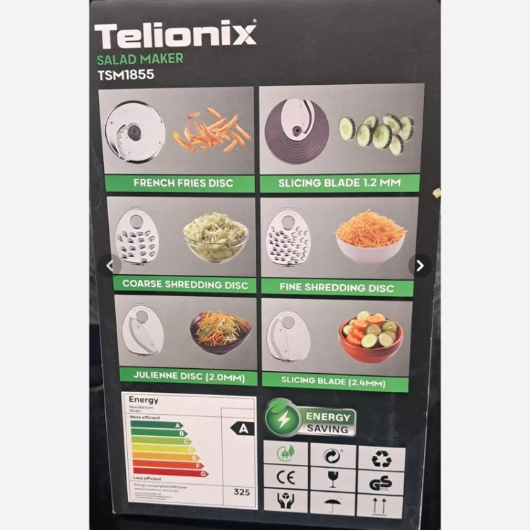 سالاد ساز حرفه ای و اقتصادی TeliOnix مدل TSM1855