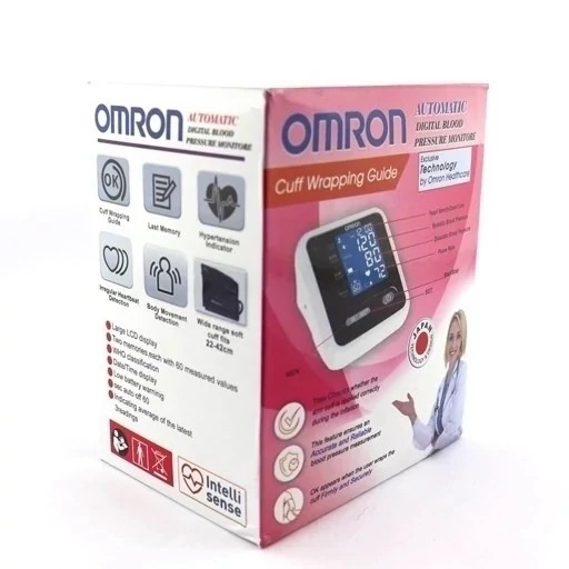 دستگاه فشارسنج ژاپنی امرون omron سخنگو فارسی کیف و آداپتور دار