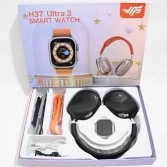 ساعت هوشمند Ultra 3 با لوازم کامل و هدفون ارسال سریع