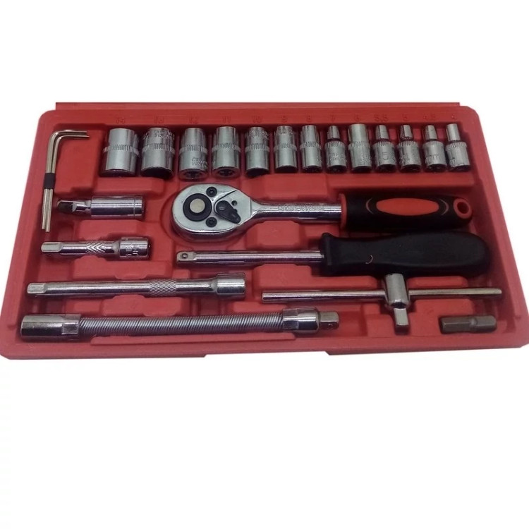 ست بکس و پیچ گوشتی 46 پارچه درایو 1/4 اینچ کیفیت بالا