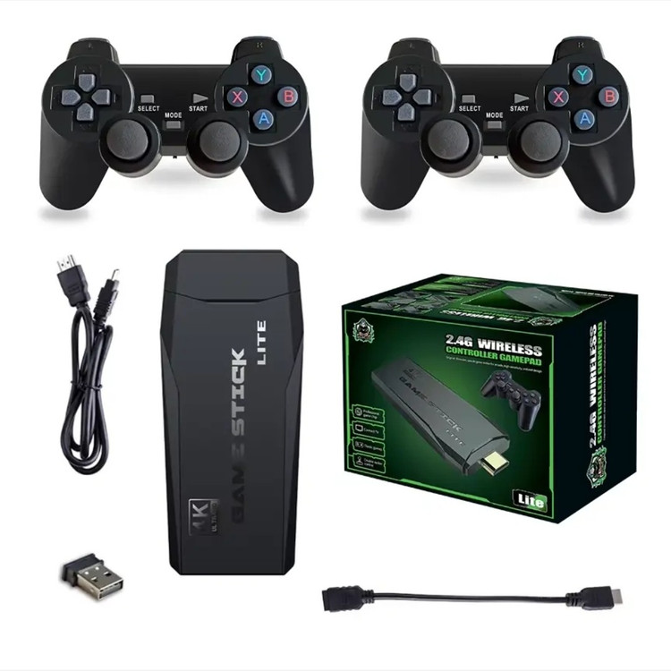 کنسول بازی مدل Game stick 4K Lite کنسول گیم استیک لایت طرح ps5