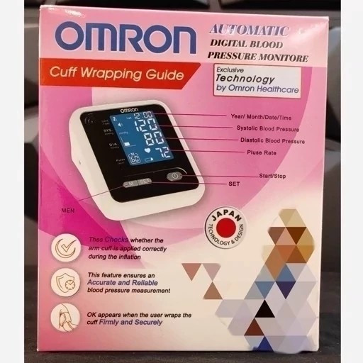 دستگاه فشارسنج امرون ژاپن omron سخنگو فارسی کیف و آداپتور دار