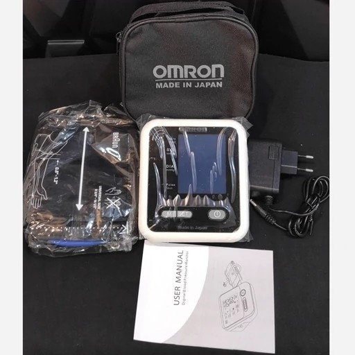 دستگاه فشارسنج امرون ژاپن omron سخنگو فارسی کیف و آداپتور دار