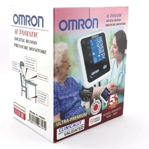 دستگاه فشارسنج امرون ژاپن omron سخنگو فارسی کیف و آداپتور دار
